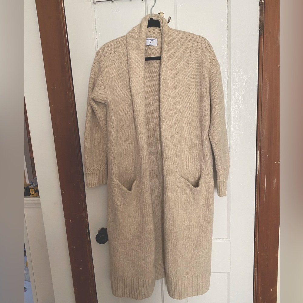 Cozy beige Coatigan